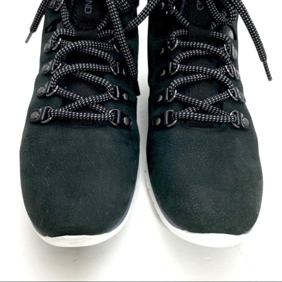 COLE Haan Zerogrand Nubuck Waterproof Sneaker Hiker Boots Black Size10 #W17873 - Picture 3 of 9